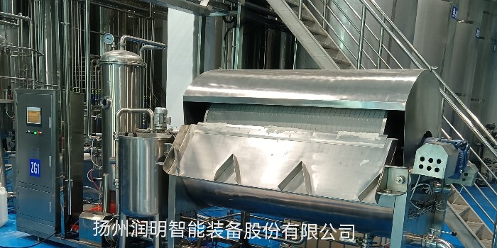 預(yù)涂式真空轉(zhuǎn)鼓過(guò)濾機(jī)在醬油車間的分離使用現(xiàn)場(chǎng)